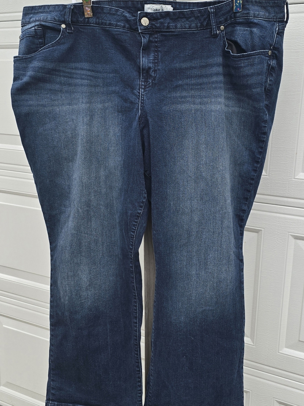 Torrid Plus Dark Wash Bootcut Jeans - Blue